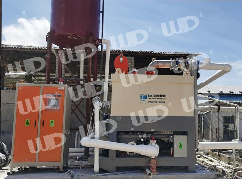 廣西北海高嶺土除鐵提純增白磁選設備使用案例